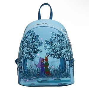 NWT Loungefly Robin Hood Maid Marian Forest Love Mini Backpack
